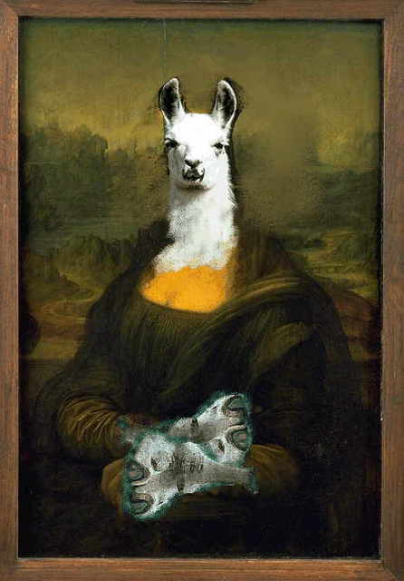 Llama Lisa (prva DaVincijeva skica - dalec pred Mona Liso)