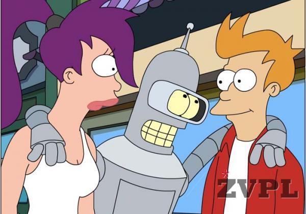 Leela Bender in Fry - trije neustrasni raznasalci