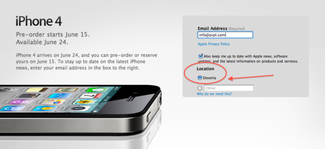iPhone 4 tudi v Sloveniji