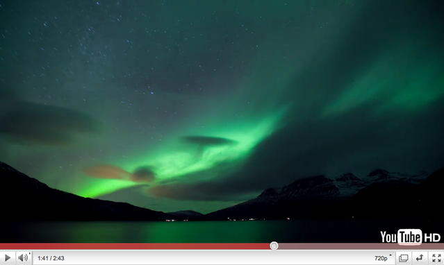 Aurora Borealis ali polarni sij - Tromsø