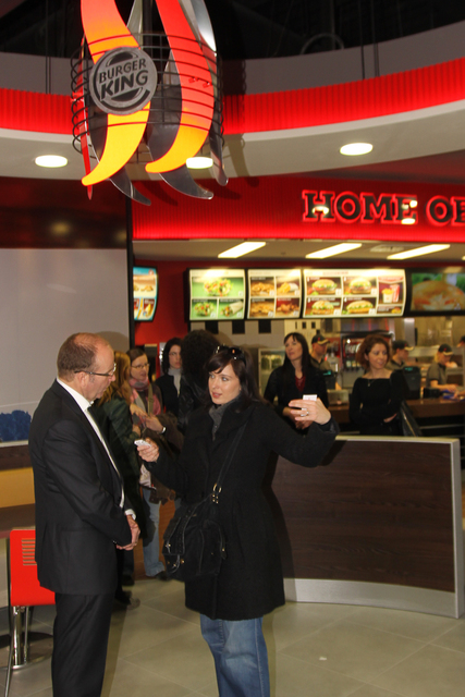 Burger King v Ljubljani od 10. marca 2011 (v prvem nadstropju Cityparka)