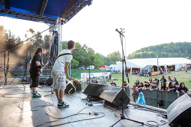 Backstage na festivalu Gora Rocka 2012