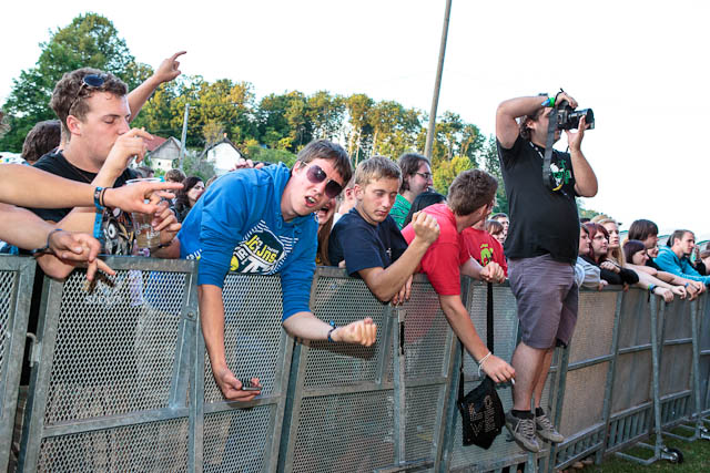 Obiskovalci na festivalu Gora Rocka 2012