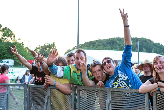 Obiskovalci na festivalu Gora Rocka 2012