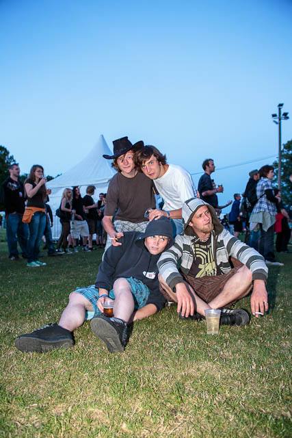 Obiskovalci na festivalu Gora Rocka 2012
