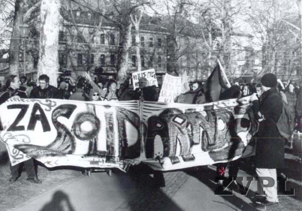 Za solidarnost v Zvezda parku