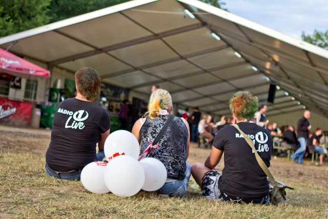 Obiskovalci v nedeljo na festivalu Rock Otočec 2011