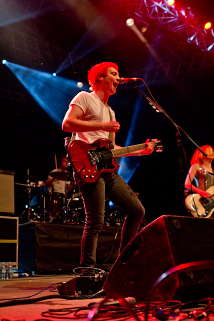 The Subways v nedeljo na festivalu Rock Otočec 2011