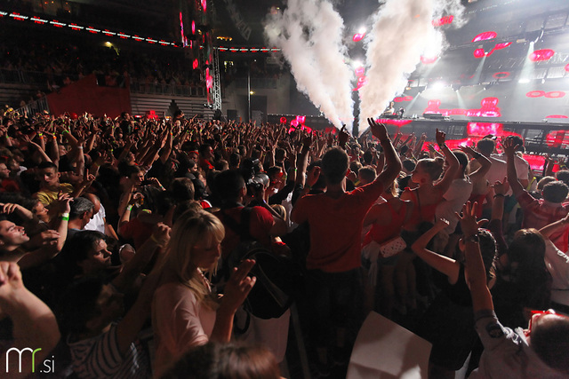 Tiësto na tretjem Red Partyu (v Areni Stožice)