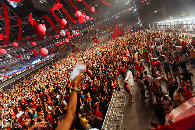 Tiësto na tretjem Red Partyu (v Areni Stožice)