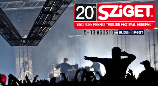 20. festival Sziget od 6. do 13. 8. 2012, Budimpešta, Madžarska