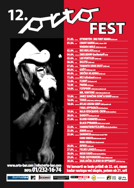 12. Orto fest - plakat