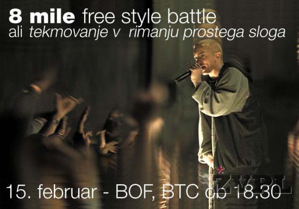 8 mile freestyle battle