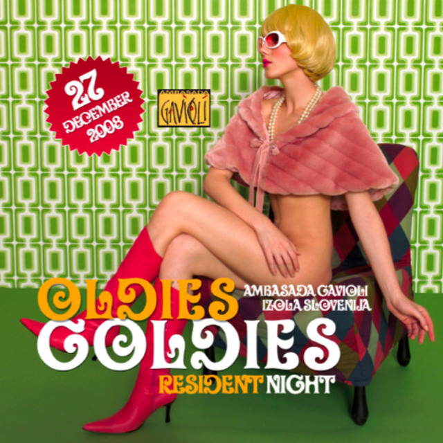 Oldies Goldies Resident Night flyer