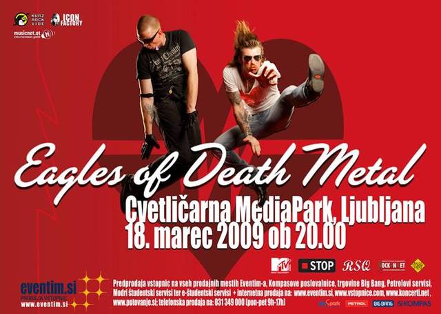Eagles Of Death Metal prihajajo v Ljubljano