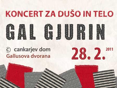 Gal Gjurin bo predstavil album Duša in telo 28. februarja v Cankarjevem domu