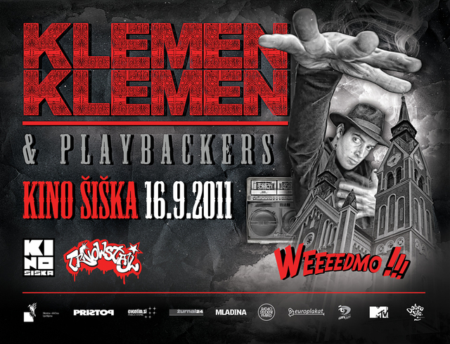 Klemen Klemen & Playbackers: Trnow stajl v Kinu Šiška 16. 9. 2011