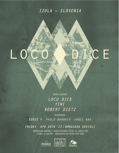 Loco Dice v Ambasadi Gavioli