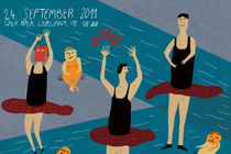 Nevermind: 20 let - 24. september, Gala hala, Metelkova mesto / avtor plakata: Zoran Pungerčar - thumbnail