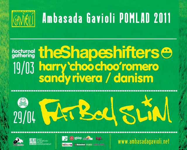 The Shapeshifters gostijo Nocturnal Gathering 19. marca 2011 v Ambasadi Gavioli