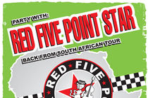 Red Five Point Star koncertni plakat - thumbnail
