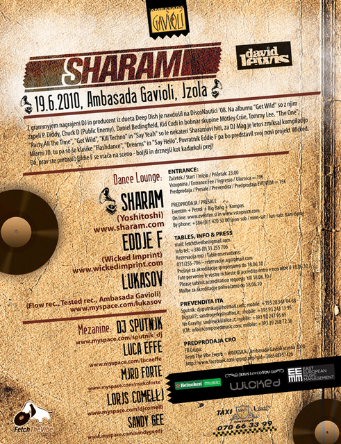 Sharam @ Ambasada Gavioli