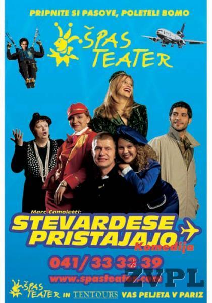 Stevardese pristajajo