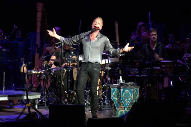 Sting na turneji Symphonicity / foto: Fabrizio Stivanello, vir: flic.kr/p/8FZxhQ