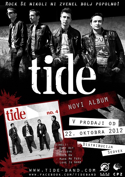Tide bodo album no.4 predstavili 15. novembra 2012 v KUD-u France Prešeren v Ljubljani