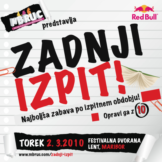 Zadnji izpit - letak