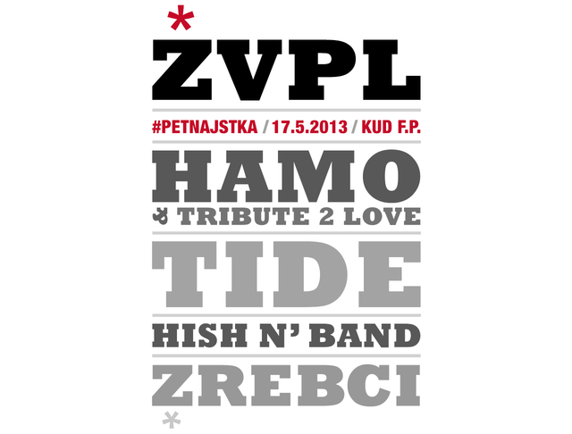 ŽVPL-ova #petnajstka • Hamo & Tribute 2 Love, Tide, Hish N' Band in Žrebci