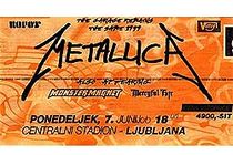 Vstopnica za Metallicin koncert - thumbnail