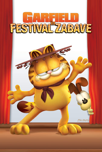 Garfield in festival zabave / vir: kolosej.si