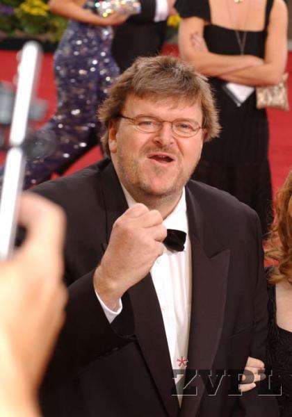 Michael Moore na rdeci preprogi (Š AMPAS)