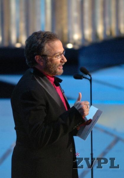 vedno dobro razpolozeni Robin Williams (foto (C) AMPAS)