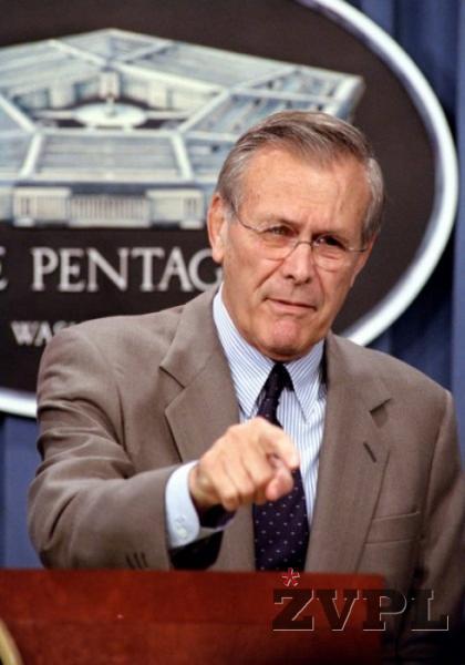 najslabsi stranski igralec Donald Rumsfeld