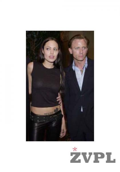 Angelina in Daniel Craig