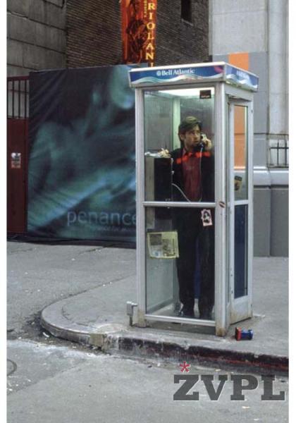 Telefonska govorilnica sredi New Yorka