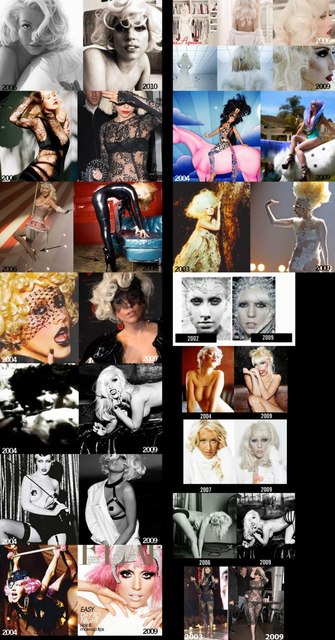 Primerjava stilov Xtine in Lady Gaga - očitno je slednja kopirmačka