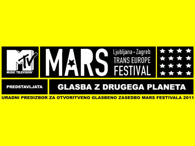 Znanih 5 finalistov predizbora za otvoritveni bend Mars festivala 2011