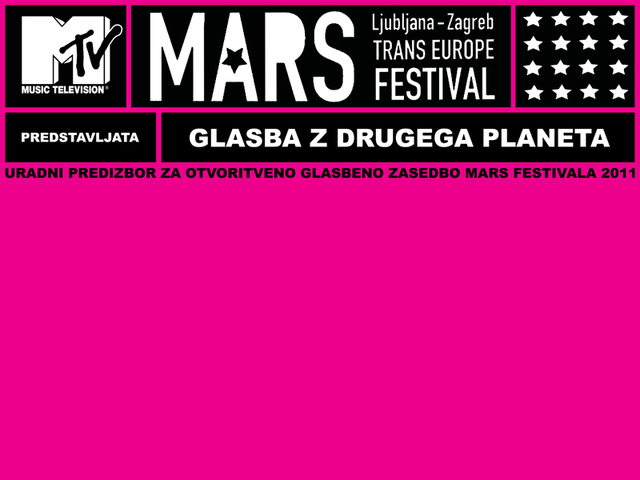 Predizbor za otvoritveno glasboeno zasedbo Mars festivala 2011
