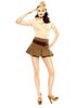 Kristen Stewart kot pin-up dekle - thumbnail