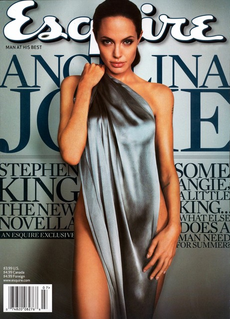 Angelina Jolie na naslovnici revije Esquire, junij 2007