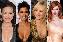 Dekolteji Olivie Wilde, Halle Berry, Anne Paquin in Christine Hendricks na 67. zlatih globusih / vir: Egotastic - thumbnail