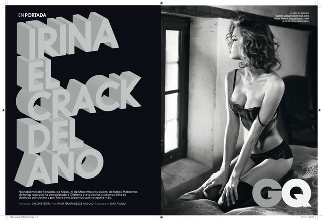 Irina Shayk v španskem GQ / foto: Vicent Peters