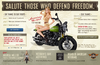 Marisa Miller pozira za Harley Davidsonov Military Appreciation Month - thumbnail
