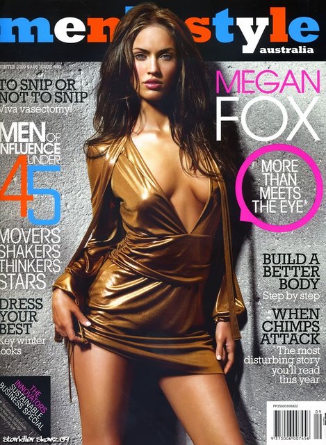 Megan Fox v reviji Men’s Style / vir: Popoholic