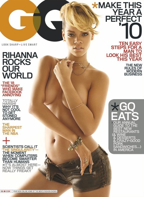Rihanna v januarski izdaji ameriškega GQ / foto: Michael Thompson