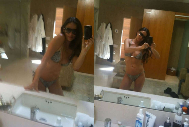 Demi Moore v bikiniju na Twitterju / vir: TwitPic