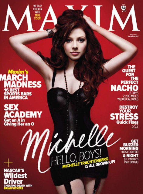 Michelle Trachtenberg na naslovnici marčevske revije MaximQ
